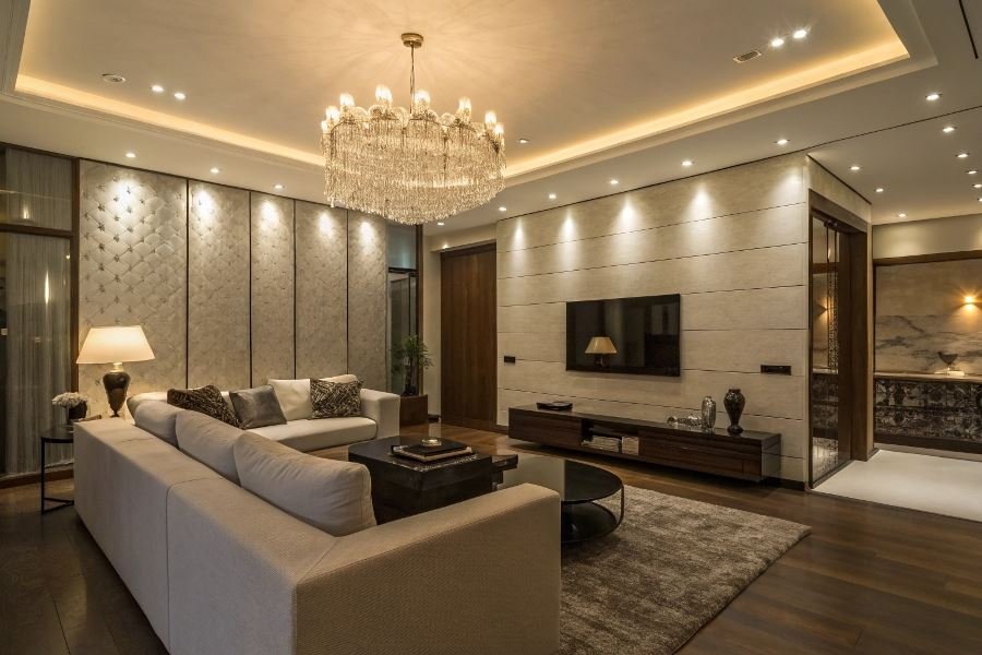1025-living-room-lighting-spots-or-chandelier Споты или люстра: выбираем идеальное освещение для гостиной