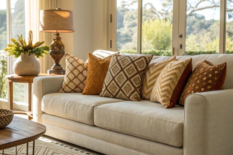 1287-pillow-art-for-harmonious-interior-design Искусство комбинирования декоративных подушек в интерьере