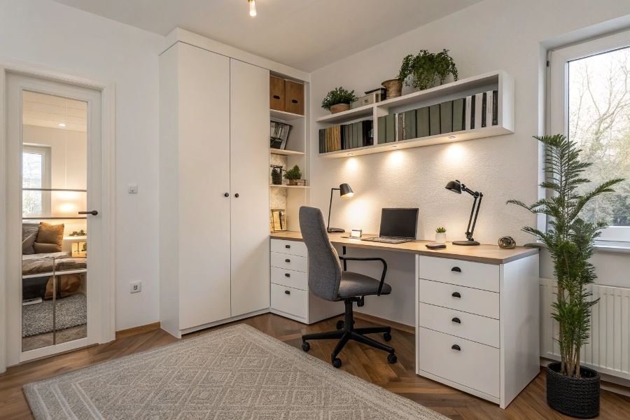 1464-small-apartment-home-office-solutions Эргономичная организация рабочего пространства в однушке