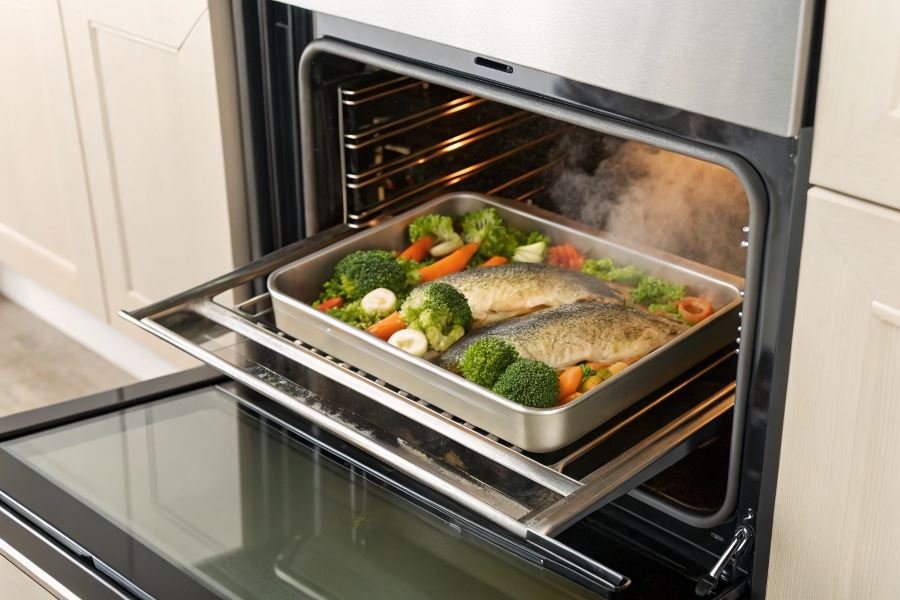 209-smart-steam-oven-for-large-family Лучшие встраиваемые пароварки для большой семьи: обзор моделей