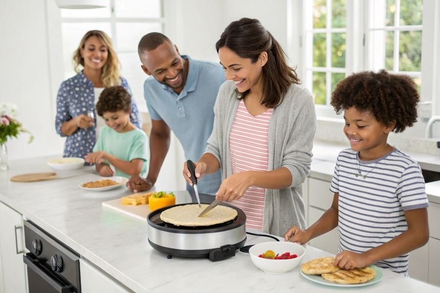 365-best-pancake-maker-for-large-family Лучшие блинницы для большой семьи: критерии выбора