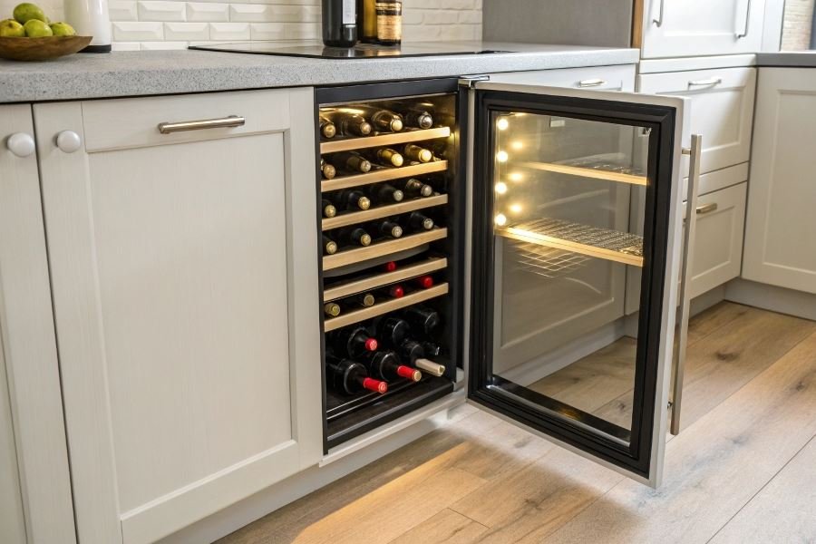 62-compact-wine-storage-small-kitchen Топ-3 компактных винных шкафов для маленькой кухни