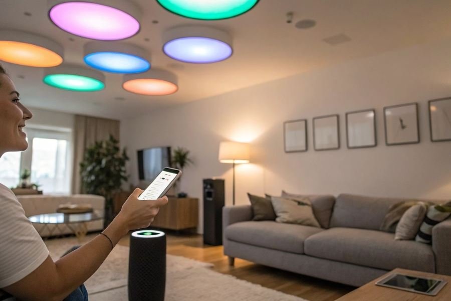 909-smart-ceiling-lights-transforming-homes Умные потолочные светильники: функции для дома будущего