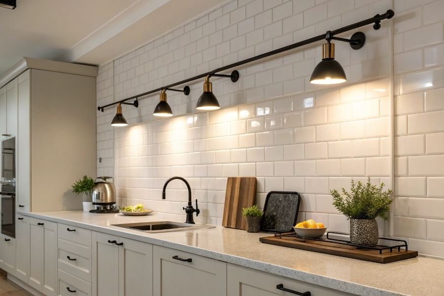 929-kitchen-wall-lighting-transforms-space Топ-3 современных настенных светильников для кухни: выбор и установка