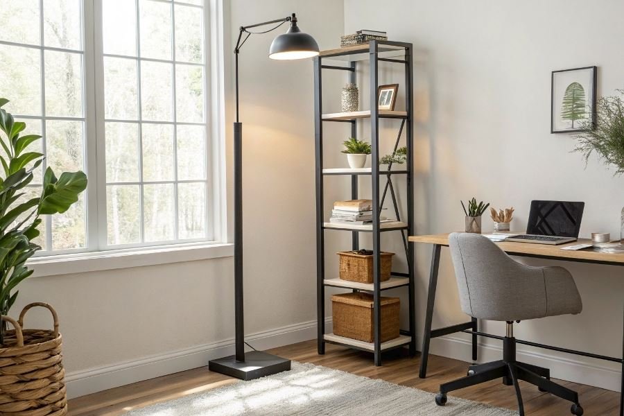 950-floor-lamps-transform-workspace Многофункциональные напольные светильники для рабочего места