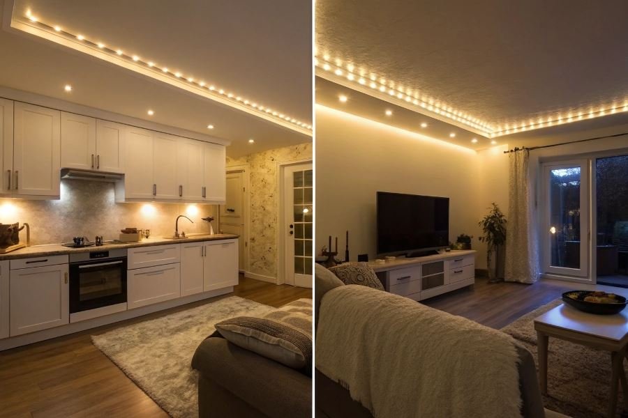 978-led-strip-power-selection-guide Выбор мощности светодиодной ленты для разных помещений