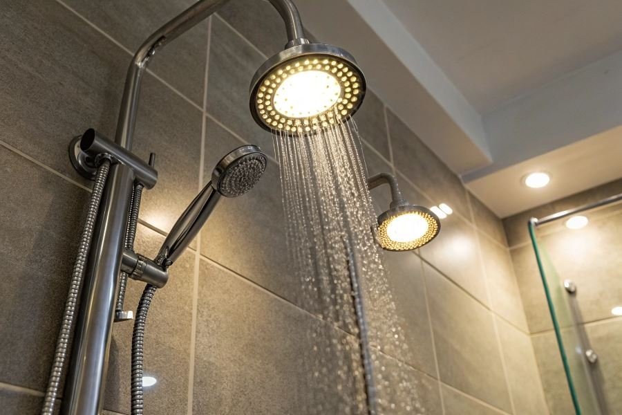 1026-bathroom-spotlights-selection-guide Vanna xonasi joylashuvini tanlashning zamonaviy tamoyillari