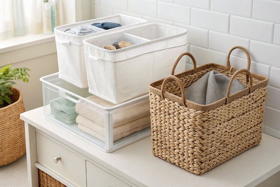 1093-home-storage-baskets-organization-benefits Uyingizni tartibga solishning top-3 savat turlari