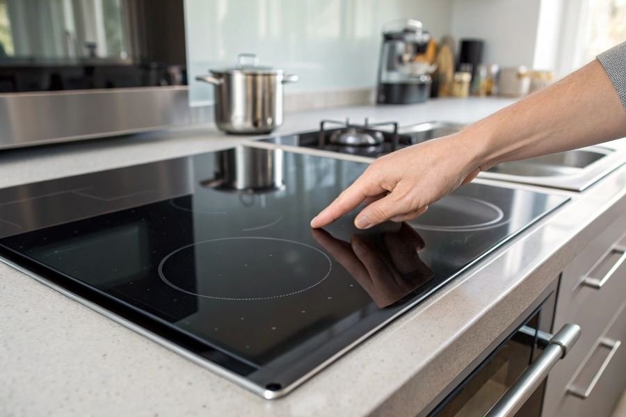 110-touch-future-modern-kitchen-induction-cooktops Sensorli pishirish panellari: afzalliklar va kamchiliklar