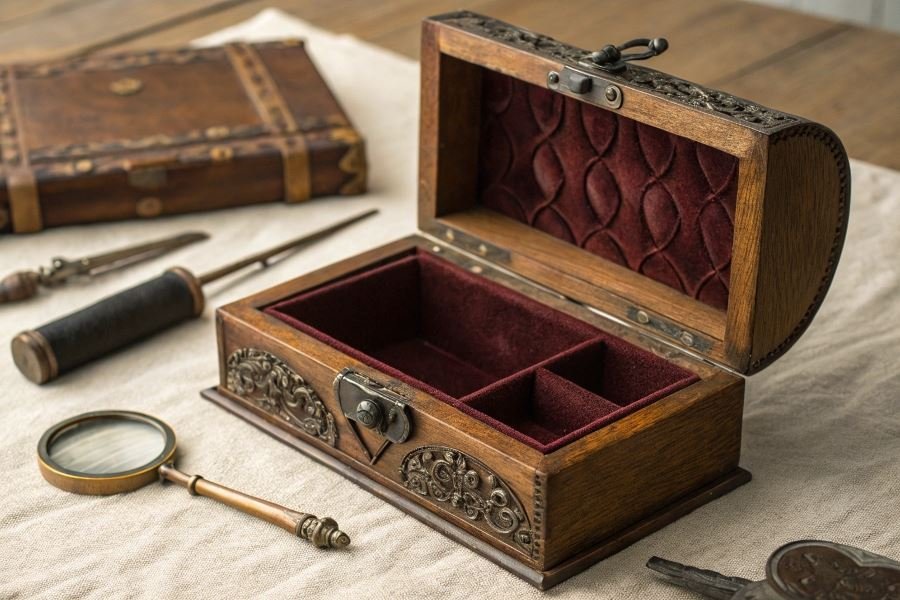 1180-vintage-jewelry-box-valuation-guide Vintage Qutilar: Sifat va Qiymatni Aniqlash Sirlari