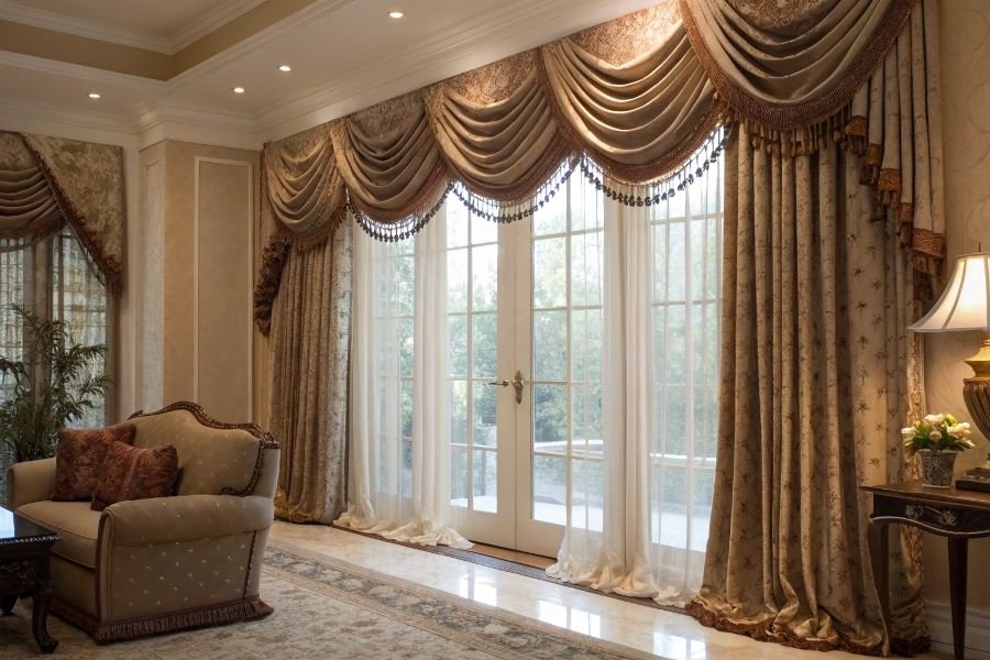 1258-elegant-window-valances-transform-spaces Interyer uslubiga mos lambrekalarni tanlash: dizayn sirlari