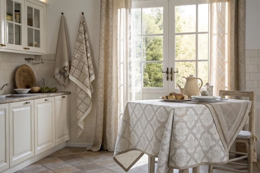 1264-kitchen-textile-harmony Oshxona uchun mato tanlash: sifat va uslub uyg’unligi