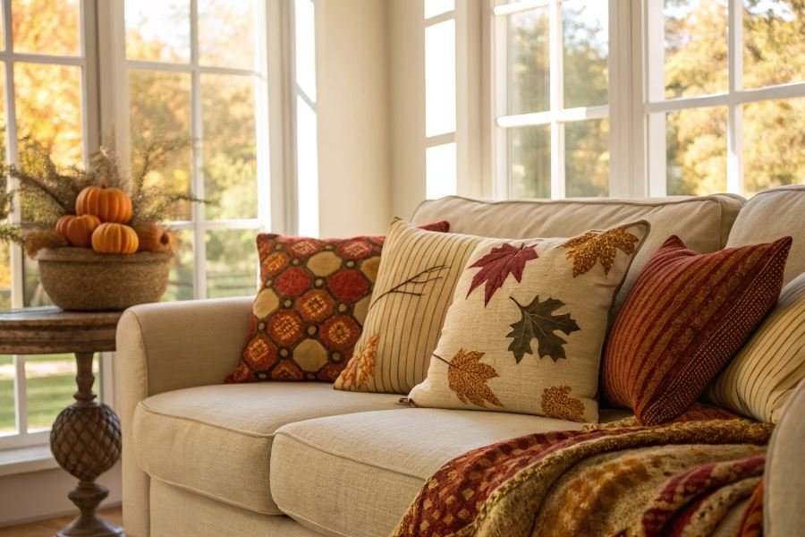 1289-seasonal-decorative-pillows-interior-transformation Mavsumiy dekorativ yostiqlar: uyingizni yangilashning 5 usuli