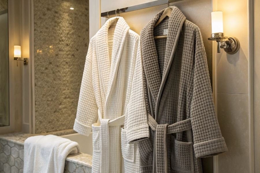 1314-men-bathrobe-waffle-terry-comfort-choice Erkaklar uchun: vafel va mahr xalatlar taqqoslash tahlili