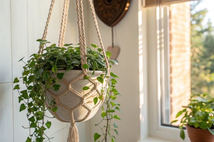 1338-choosing-perfect-planters-for-hanging-plants Osma o’simliklar uchun kashpo tanlash: materiallar va dizayn
