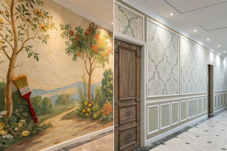 1345-wall-art-choosing-murals-or-wallpaper Fotooboylar va rasmlar: interyerga mos tanlov qilish