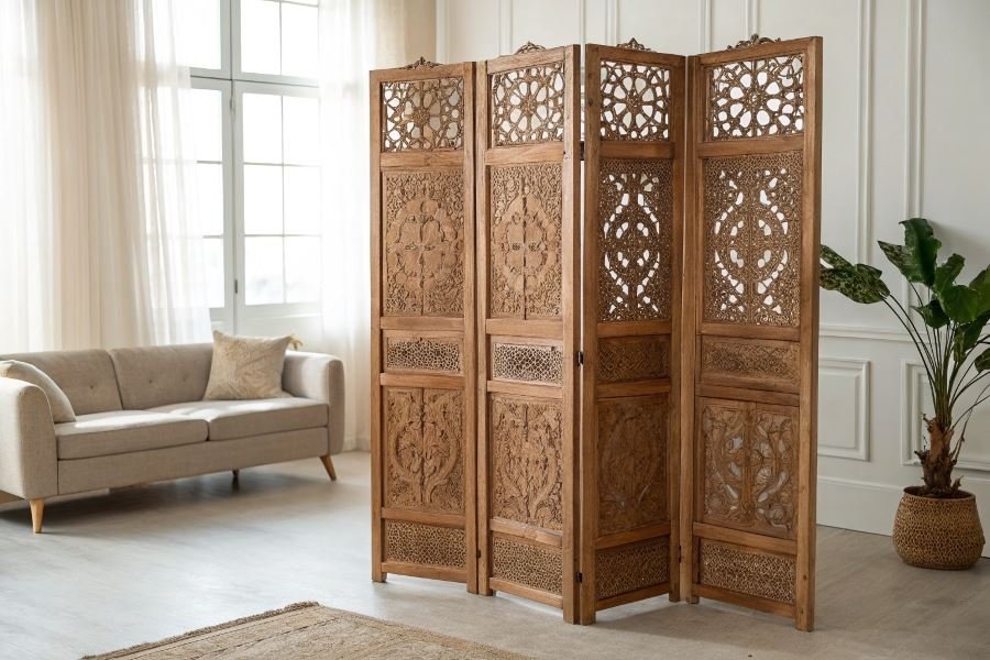 1423-wooden-screens-space-dividing-art Daraxtdan yasalgan devorlar: sifat va uzoq muddat xizmat