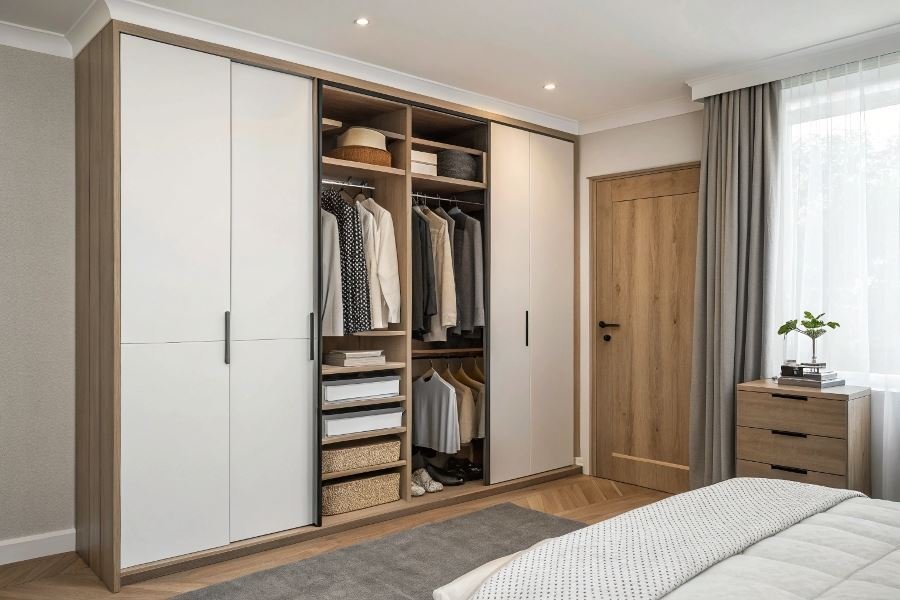 1447-corner-wardrobes-for-small-spaces Burchak shkaflari: kichik xonalar uchun zamonaviy yechimlar