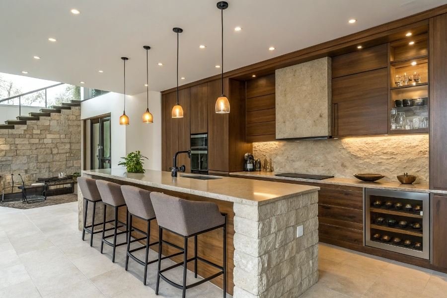 1487-kitchen-bar-counter-design-ideas Oshxona bar stoykasi: tanlash va joylashtirishning sir-asrorlari