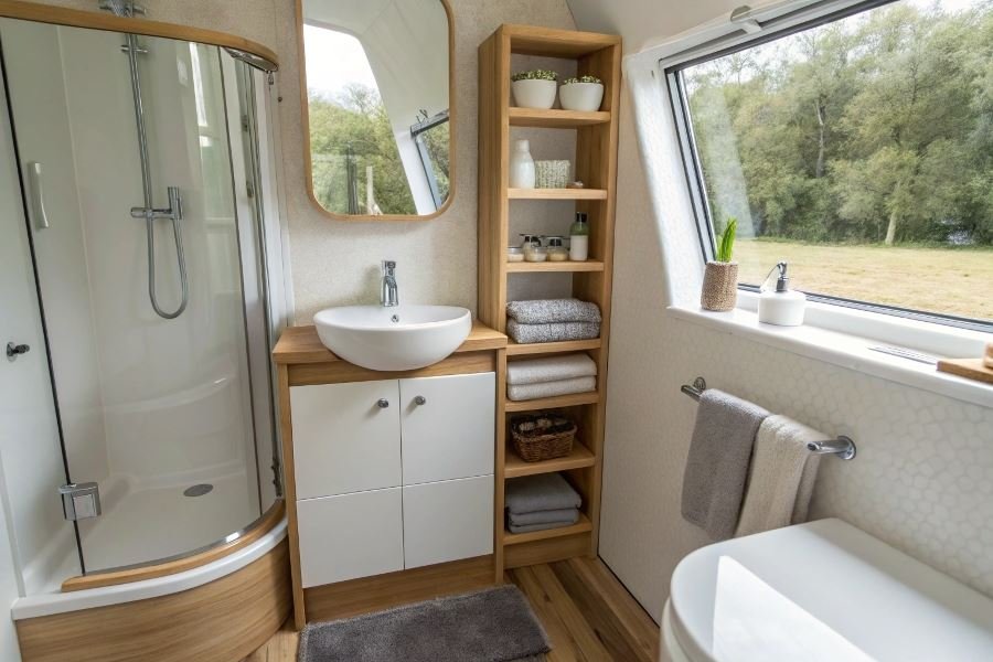 1512-smart-bathroom-space-saving-design Kichik hammom uchun ixcham mebel tanlash bo’yicha to’liq qo’llanma