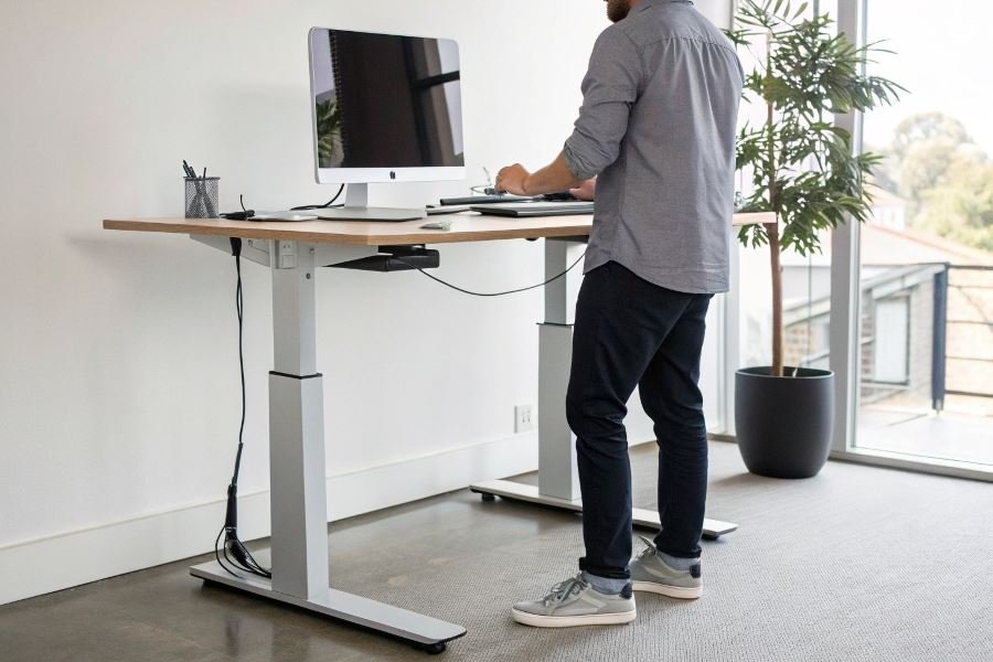 1562-adjustable-desks-workspace-revolution Ergonomik balandligi sozlanadigan kompyuter stollari tanlovi