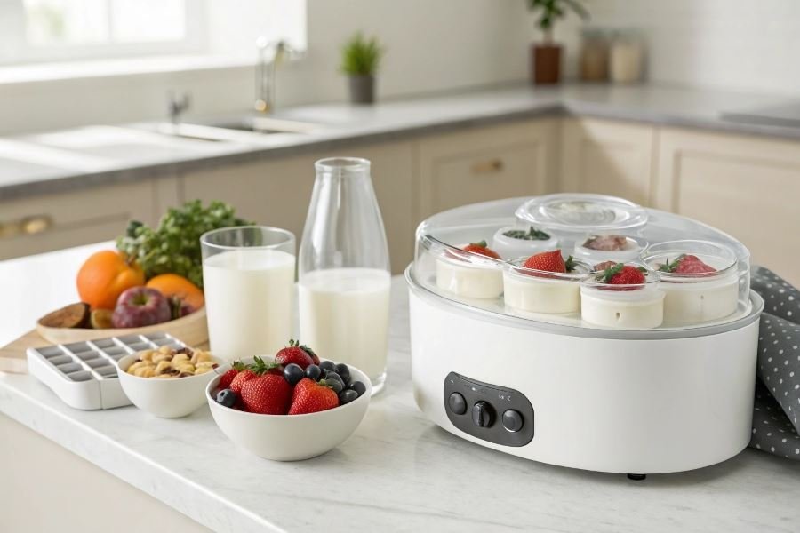 380-smart-yogurt-makers-with-timer-auto-shutoff Taymer va avtomatik o’chirish bilan yogurt tayyorlagichlar: eng yaxshi tanlov