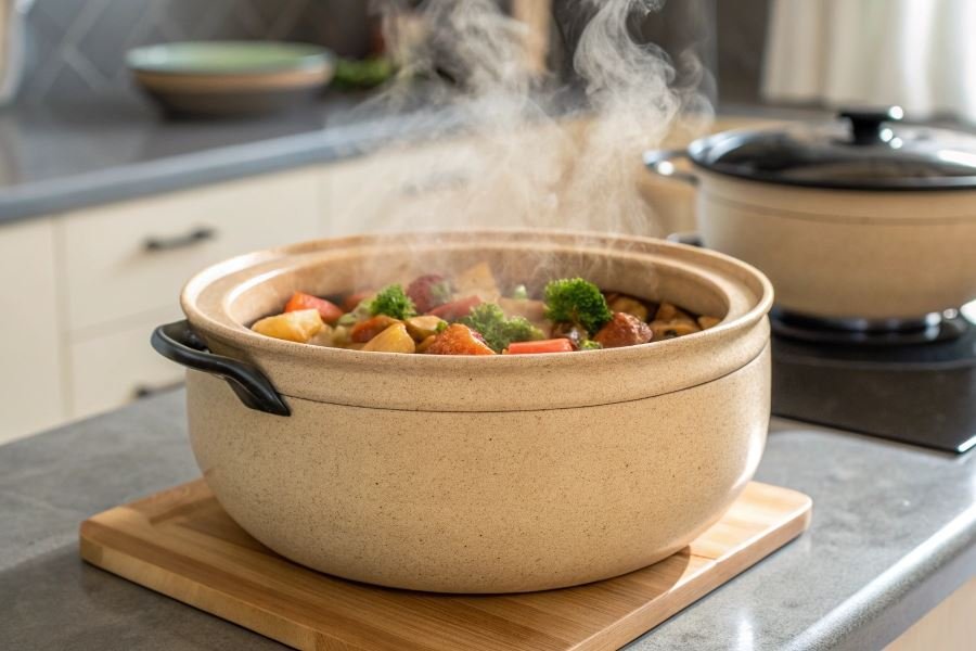 404-ceramic-bowl-multicooker-kitchen-breakthrough Keramika idishli multivarka: afzalliklari va kamchiliklari
