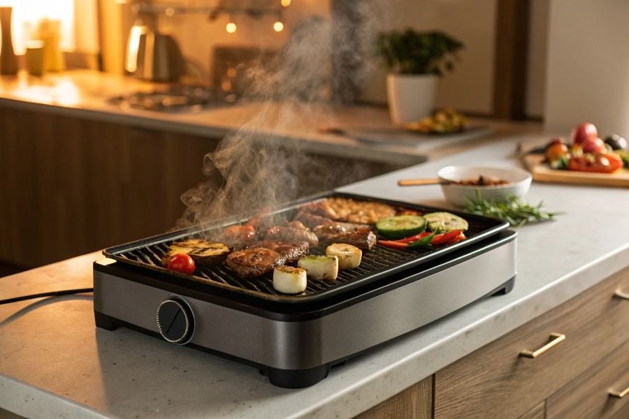 418-electric-grill-home-kitchen-guide Uy uchun elektr gril: tanlash mezonlari va tavsiyalar