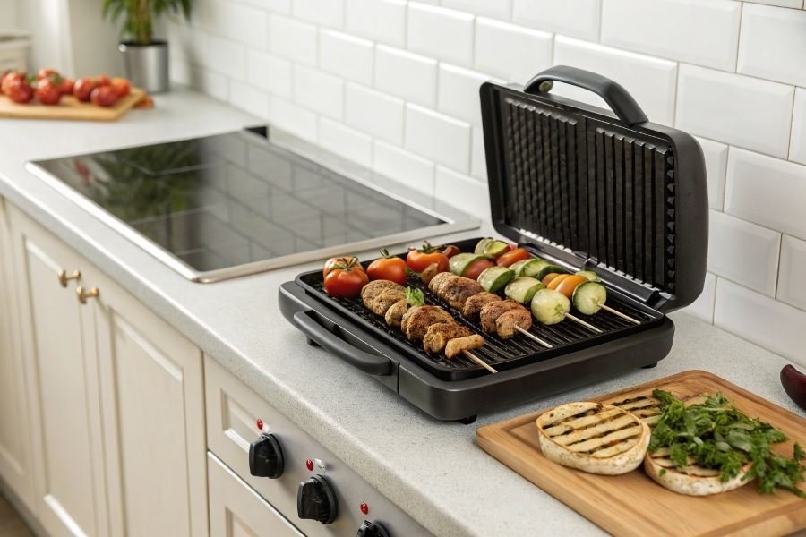 452-home-kebab-electric-grill-comparison Shashlichnitsa va elektr grill: kvartira uchun eng yaxshi tanlov