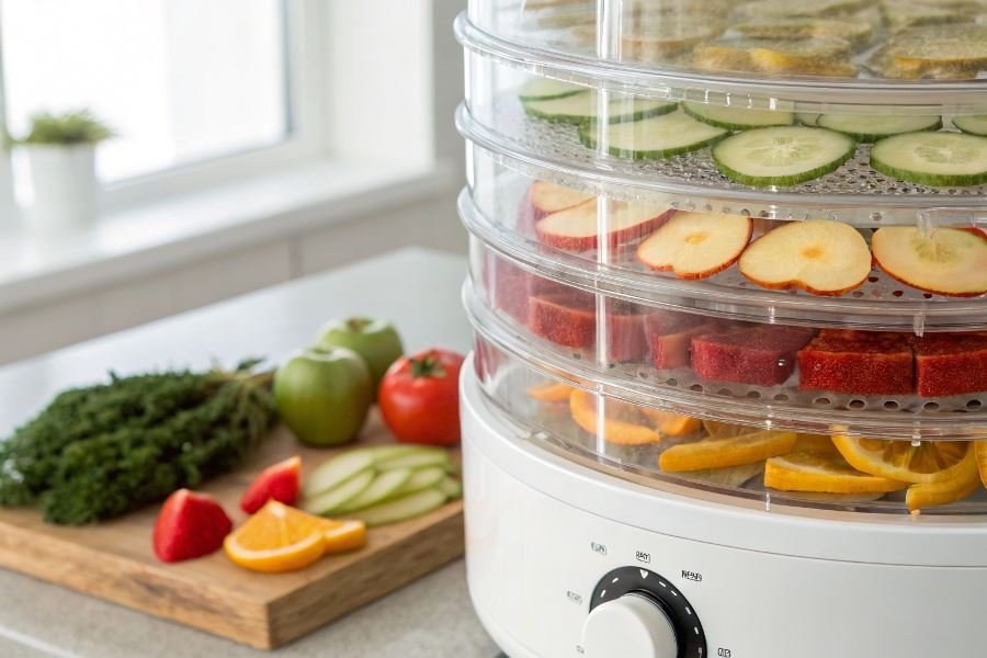 469-electric-food-dehydrators-kitchen-revolution Ko’p qavatli elektr quritgichlar: tanlash va foydalanish bo’yicha qo’llanma