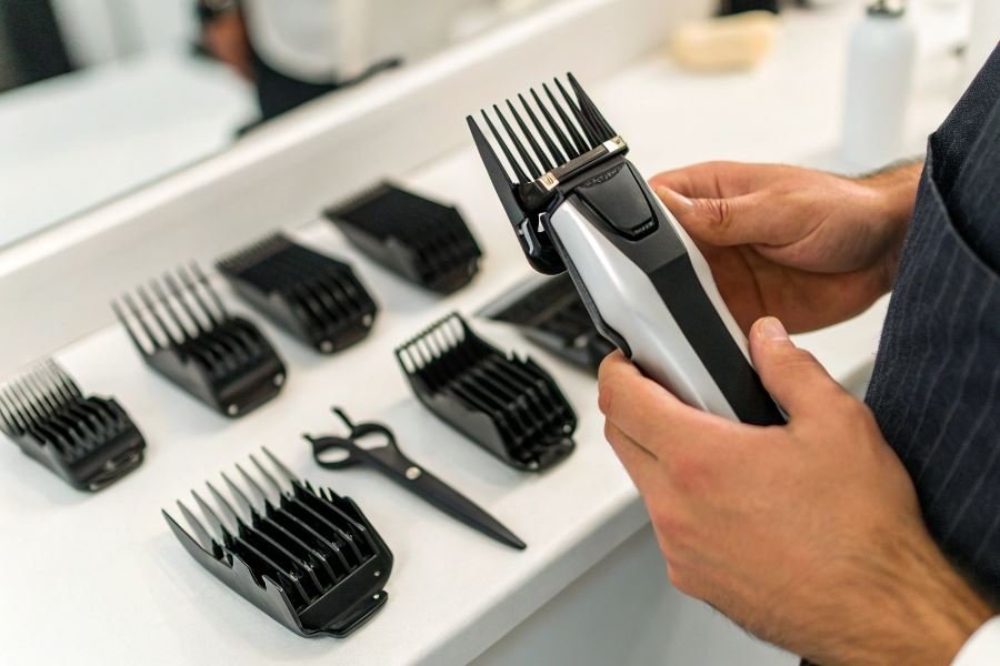 710-hair-clipper-attachments-selection-guide Soch kesish mashinasi uchun eng mos muqova tanlash sirlari