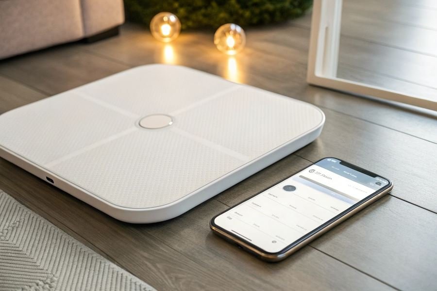 795-smart-scales-bluetooth-weight-control Bluetooth tarozilar: aniqlik va smartfon integratsiyasi