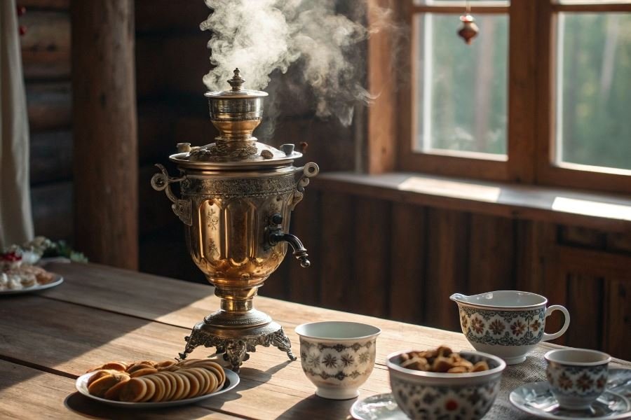 849-electric-samovar-for-family-tea-time Yirik oilalar uchun eng samarali 3 elektr samovar tanlash