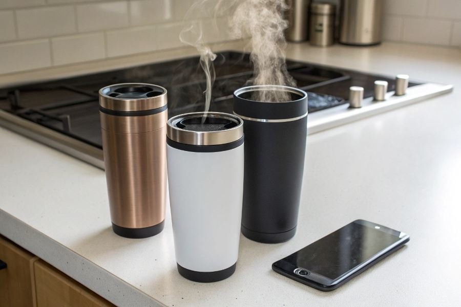 865-smart-heated-mugs-changing-beverage-culture Avtopodogreva termokrujkalar: eng yaxshi modellar tahlili