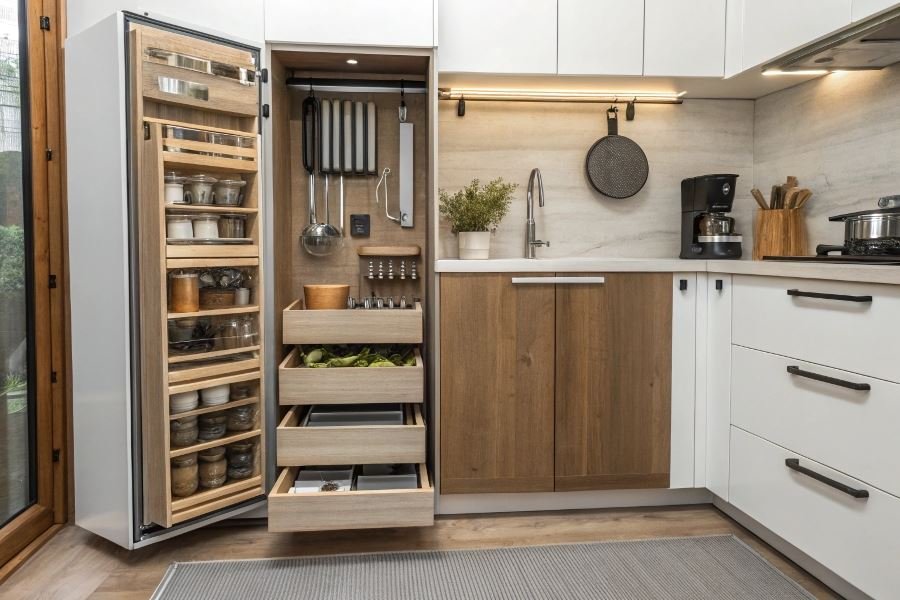 878-small-kitchen-organization-space-saving-solutions Kichik oshxonalar uchun 3 innovatsion saqlash tizimi