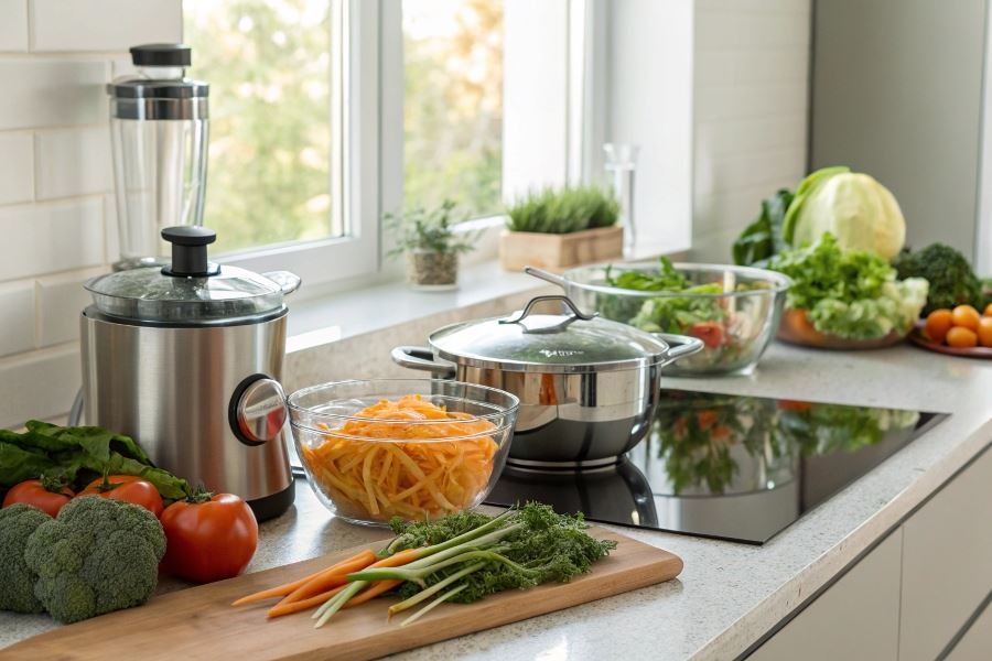 888-healthy-kitchen-tools-that-actually-work Sog’lom taomlar uchun zamonaviy oshxona asboblari