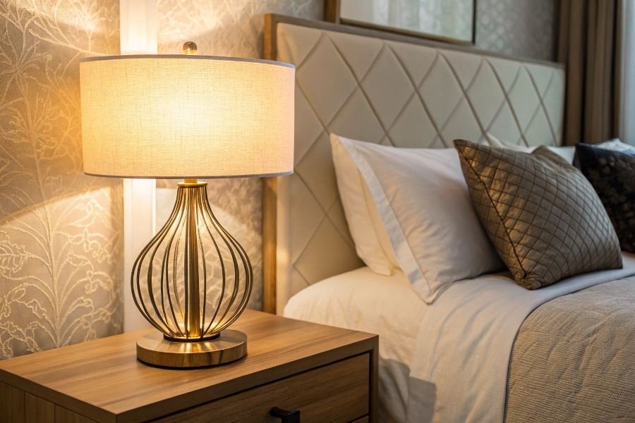 936-bedroom-table-lamp-selection-guide Yotoqxona dizayniga mos stol lampasini tanlash sirlari