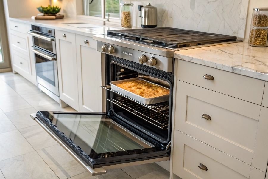 96-telescopic-rails-for-oven-revolution Teleskopik yo’nalishli pechlar: afzalliklar va eng yaxshi modellar